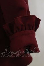 画像4: DearMyLove / 十字架チェーンチョーカー風レースアップワンピース M ワイン H-26-05-12-082-EL-OP-NS-ZH (4)