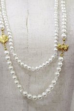 画像1: Angelic Pretty / Twinパールネックレス  白 H-26-05-12-019-AP-AC-NS-ZH (1)