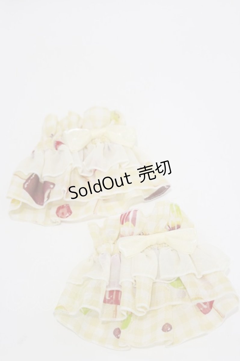 画像1: metamorphose / アイスキャンディーフリルカフス  イエロー H-26-05-12-020-ME-ZA-NS-ZH (1)