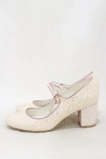 画像2: RoseMarie seoir / glitter shoes L ピンク H-26-05-12-024-LO-SH-NS-ZH (2)