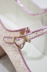画像4: RoseMarie seoir / glitter shoes L ピンク H-26-05-12-024-LO-SH-NS-ZH (4)