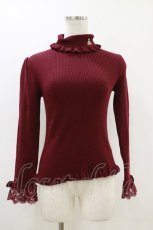 画像1: m petit by misako / TT*MSKTNソデレース S ワイン H-26-05-12-029-LO-TO-NS-ZH (1)