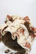 画像2: metamorphose / ゴブラン風くまちゃんブリムつきヘッドドレス  生成り H-26-05-12-003-ME-AC-NS-ZH (2)