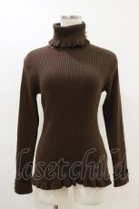 画像1: F&A / タートルネックニット Free BROWN H-26-05-12-034-LO-TO-NS-ZH (1)