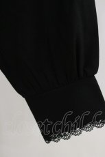 画像4: DearMyLove / レースアップタックブラウス M ピンク/ブラック H-26-05-12-039-EL-BL-NS-ZH (4)