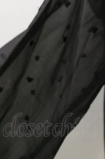 画像3: Rojita / ハート刺繍リボンブラウス Free ブラック H-26-05-12-044-LO-BL-NS-ZH (3)