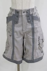 画像1: Ozz Croce / メッシュ切替ハーフパンツ  グレー H-26-05-13-031-OO-PA-KB-ZH (1)