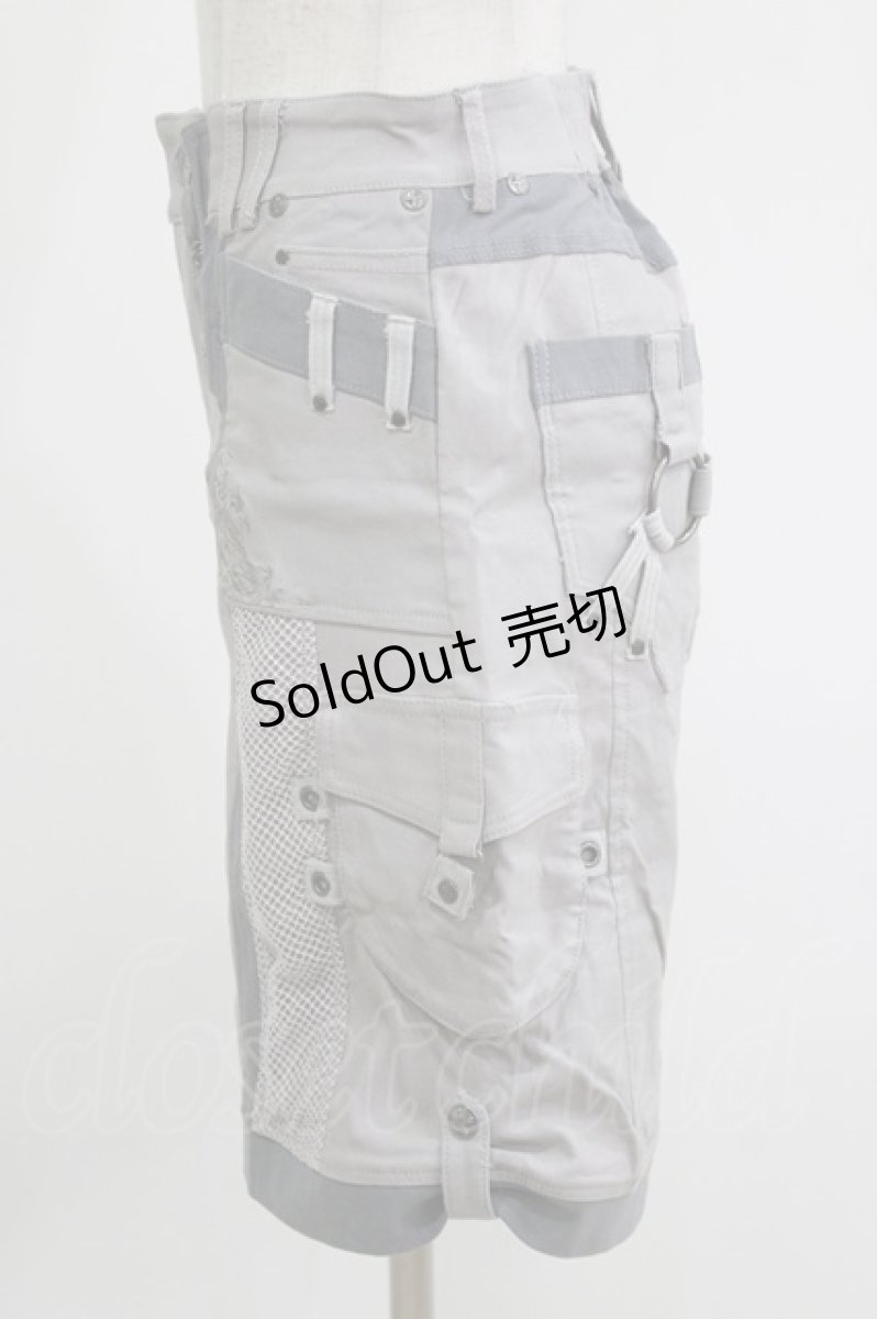 画像2: Ozz Croce / メッシュ切替ハーフパンツ  グレー H-26-05-13-031-OO-PA-KB-ZH (2)
