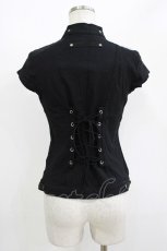 画像3: Ozz oneste / ラメ刺繍ZIPトップス  ブラック H-26-05-13-045-OO-TO-KB-ZH (3)