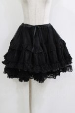 画像1: FRILL / プリントボリュームスカート  黒 H-26-05-13-051-HN-SK-AK-ZH (1)