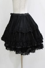 画像2: FRILL / プリントボリュームスカート  黒 H-26-05-13-051-HN-SK-AK-ZH (2)