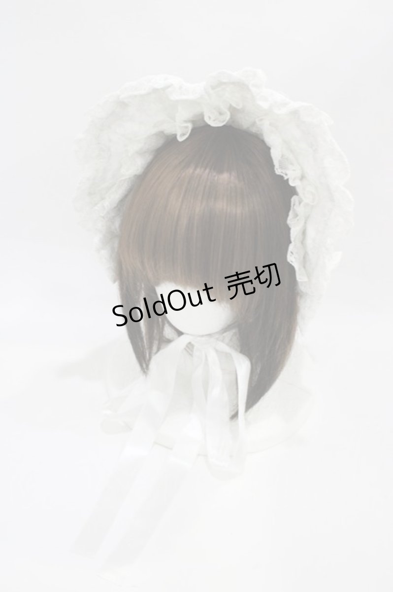 画像1: metamorphose / ラメ総レースハーフボンネット  オフ H-26-05-13-1004-ME-AC-NS-ZH (1)