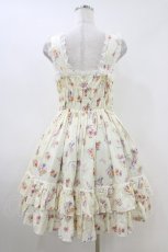 画像2: metamorphose / フラワーボトルシャーリングジャンパースカート Free オフ H-26-05-13-1022-ME-OP-NS-ZH (2)