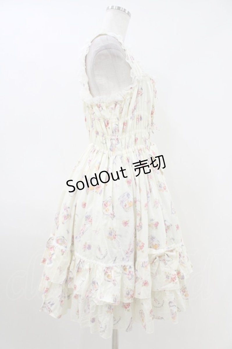 画像3: metamorphose / フラワーボトルシャーリングジャンパースカート Free オフ H-26-05-13-1022-ME-OP-NS-ZH (3)