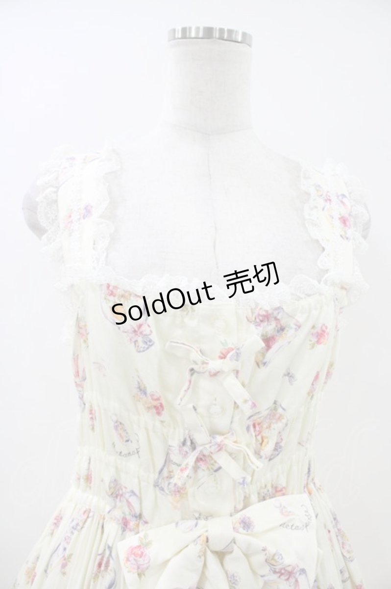 画像4: metamorphose / フラワーボトルシャーリングジャンパースカート Free オフ H-26-05-13-1022-ME-OP-NS-ZH (4)