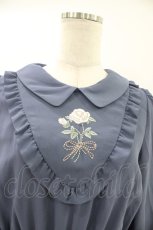 画像3: Fi.n.t / ローズミニブーケ刺繍シアーワンピース Free BLUE H-26-05-13-1031-CA-OP-NS-ZH (3)