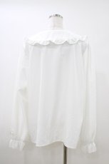 画像2: m petit by misako / AOKリボンブラウス 4L 白 H-26-05-13-1057-LO-BL-NS-ZH (2)