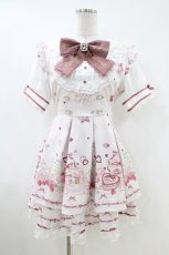 画像1: LIZ LISA / Many Hearts Afternoontea柄セットアップ Free ピンク H-26-05-13-1011-LO-OP-NS-ZH (1)