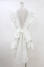 画像2: Hoshibako Works / 東方Project ×HoshibakoWorks 十六夜咲夜 時計盤刺繍入りフリルエプロン Free 白 H-26-05-13-1013-LO-OP-NS-ZH (2)
