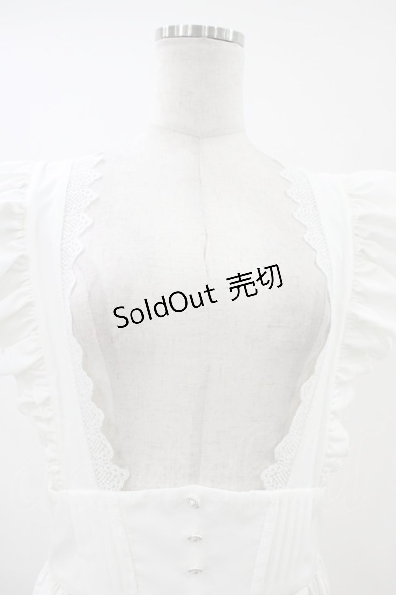 画像4: Hoshibako Works / 東方Project ×HoshibakoWorks 十六夜咲夜 時計盤刺繍入りフリルエプロン Free 白 H-26-05-13-1013-LO-OP-NS-ZH (4)