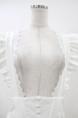 画像4: Hoshibako Works / 東方Project ×HoshibakoWorks 十六夜咲夜 時計盤刺繍入りフリルエプロン Free 白 H-26-05-13-1013-LO-OP-NS-ZH (4)