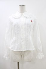 画像1: BABY,THE STARS SHINE BRIGHT / プリンセスドロップ刺繍ブラウス Free オフ H-26-05-13-1014-BA-BL-NS-ZH (1)