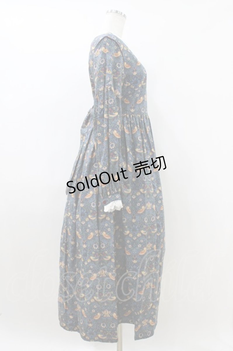 画像3: SERAPHIM / プチジャルダンワンピース Free ストロベリーシーフ/ブルー H-26-05-13-1017-LO-OP-NS-ZH (3)