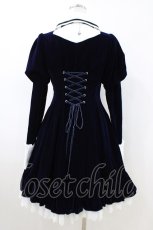 画像2: Hoshibako Works / 東方Project ×HoshibakoWorks 十六夜咲夜 リボンタイ付きワンピース S ネイビー H-26-05-13-1018-LO-OP-NS-ZH (2)
