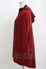 画像2: PUTUMAYO / レイヤード風ダブルZIPパーカー  エンジ×ブラック H-26-05-13-056-PT-TO-KB-ZH (2)