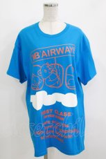 画像1: MILKBOY / MB AIRWAYS TEE  ブルー H-26-05-13-058-MB-TO-KB-ZH (1)