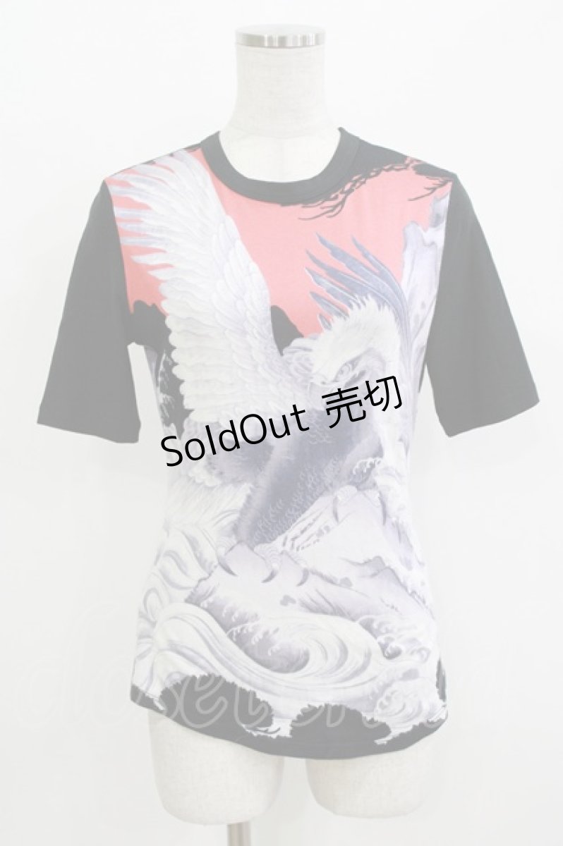 画像1: Jean Paul GAULTIER / プリントTシャツ 40 黒 H-26-05-13-061-GO-TO-KB-ZH (1)