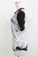 画像2: Jean Paul GAULTIER / プリントTシャツ 40 黒 H-26-05-13-061-GO-TO-KB-ZH (2)