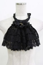 画像1: ATELIER PIERROT / Royal Lace Jabot  黒 H-26-05-13-073-EL-ZA-AK-ZH (1)