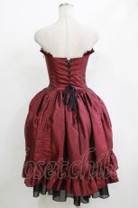 画像3: ATELIER PIERROT / Bustle Corset Dress  ボルドー H-26-05-13-009-EL-OP-AK-ZH (3)