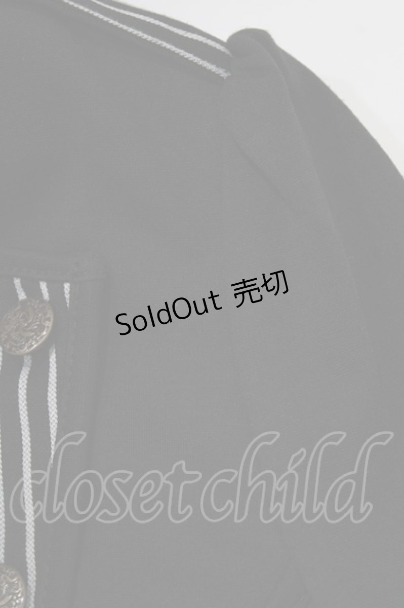 画像5: Ozz oneste / ストライプ切替ZIPジャケット  ブラック H-26-05-13-022-OO-JA-KB-ZH (5)