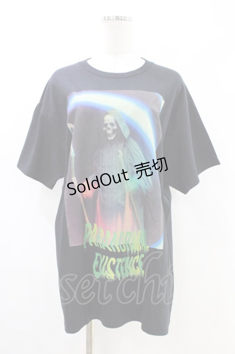 画像1: MILKBOY / PSYCHIC TEE L ブラック(SKULL) H-26-05-14-1042-MB-TO-KB-ZH (1)
