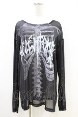 画像1: REFLEM / シアーメッシュ長袖カットソー&タンクトップ2Pセット  ブラック H-26-05-14-1046-PU-TO-KB-ZH (1)