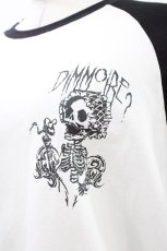 画像3: DimMoire / Baby SkullロゴロンT  ホワイト×ブラック H-26-05-14-1048-0-TO-KB-ZH (3)