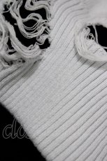 画像6: DimMoire / GLOOMY×DimMoireグル〜ミ〜いたずらニット XL ホワイト H-26-05-14-1051-0-TO-KB-ZH (6)