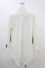 画像2: ALGONQUINS / クラウン刺繍カーディガン  オフ H-26-05-14-1057-AL-TO-KB-ZH (2)