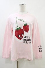 画像1: MILK / Very Berry Tee  ピンク H-26-05-14-1058-ML-TO-KB-ZH (1)