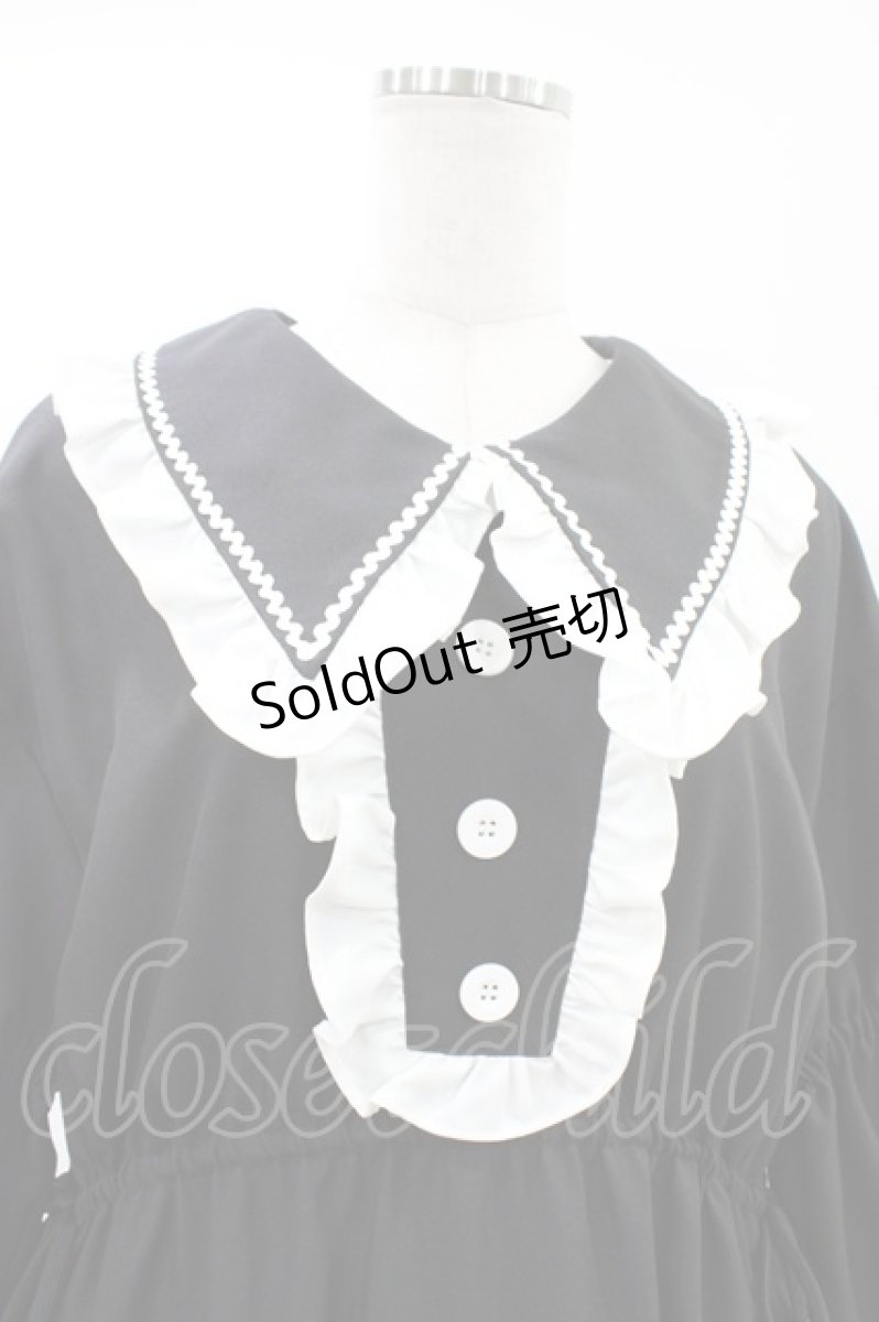 画像4: MILK / Sweet Honey Dress  ブラック×オフ H-26-05-14-1014-ML-OP-KB-ZH (4)