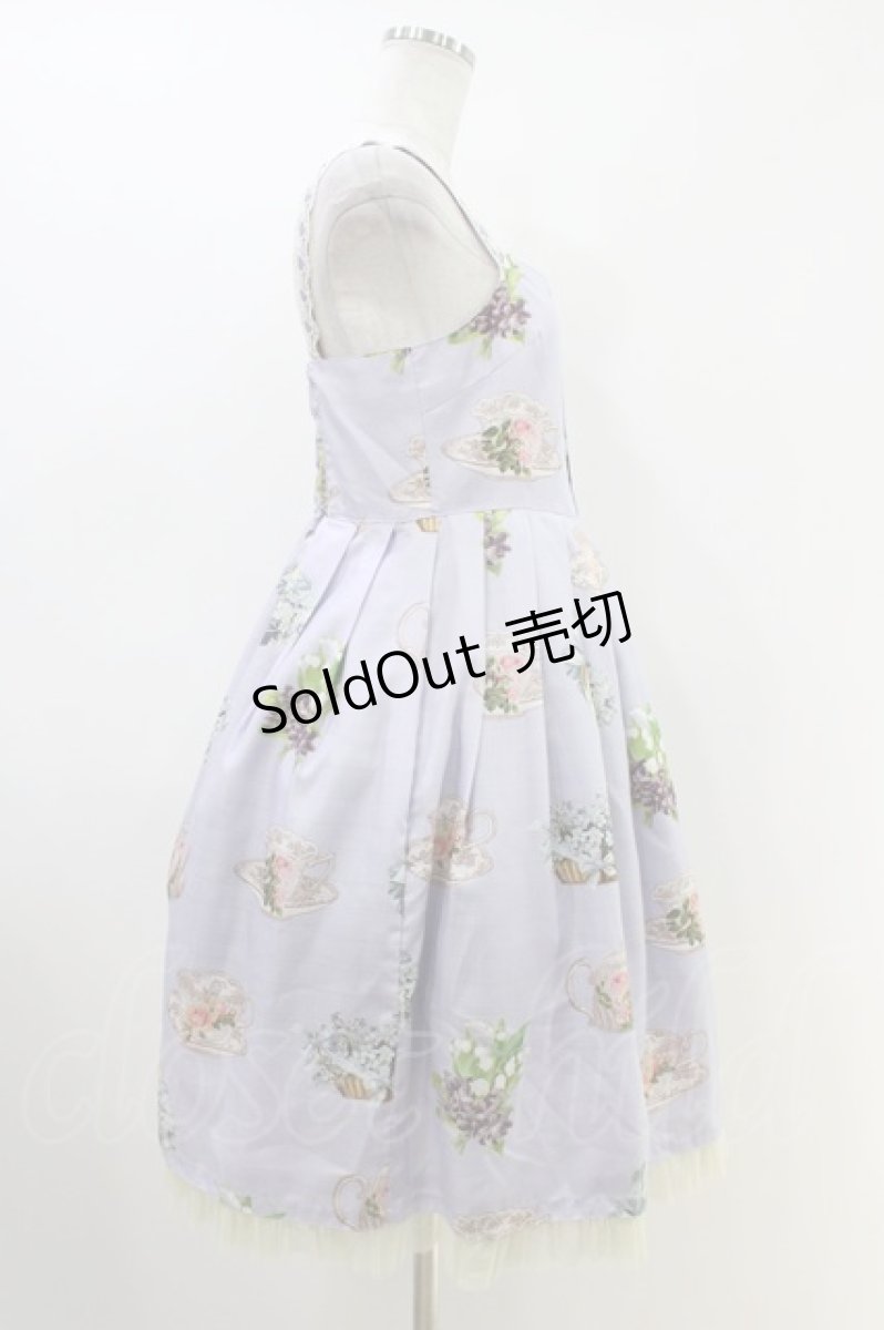 画像3: Emily Temple cute / Flower TEA PARTYキャミソールワンピース  ラベンダー H-26-05-14-1018-ET-OP-AK-ZH (3)