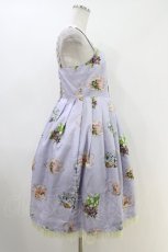 画像3: Emily Temple cute / Flower TEA PARTYキャミソールワンピース  ラベンダー H-26-05-14-1018-ET-OP-AK-ZH (3)