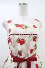 画像4: Emily Temple cute / Dear Strawberryノースリーブワンピース  アイボリー H-26-05-14-1019-ET-OP-KB-ZH (4)