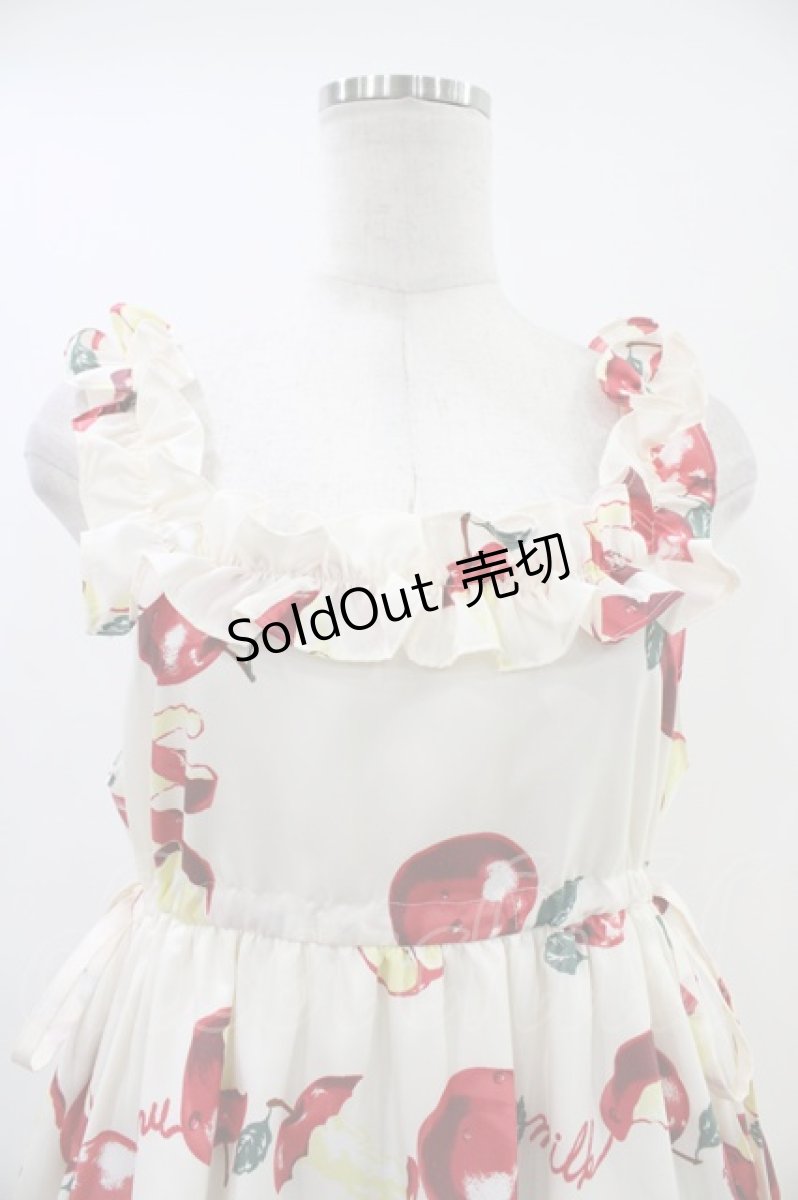 画像4: MILK / Apple TalkオーバーDress  バニラアップル H-26-05-14-1020-ML-OP-KB-ZH (4)