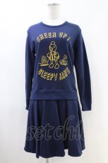 画像1: Jane Marple / Dear my crewスウェットドレス  ネイビー H-26-05-14-1025-JM-OP-KB-ZH (1)