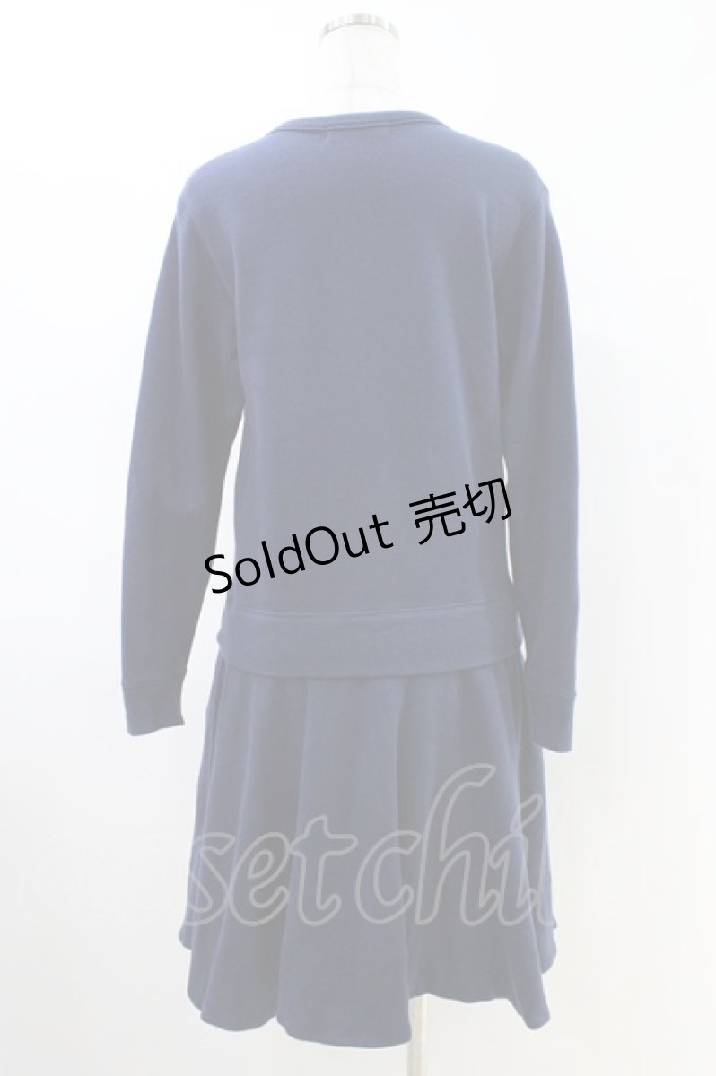 画像2: Jane Marple / Dear my crewスウェットドレス  ネイビー H-26-05-14-1025-JM-OP-KB-ZH (2)