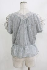 画像3: axes femme / Vネック総レースプルオーバー M グレー H-26-05-15-045-AX-TO-NS-ZH (3)