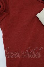 画像4: axes femme / シフォンリボントップス M レッド H-26-05-15-046-AX-TO-NS-ZH (4)